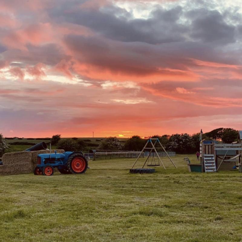 Balnab playpark at sunset