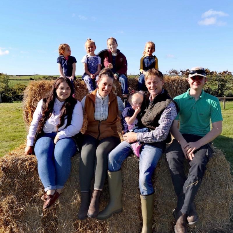 The Vance Family at Balnab Farm