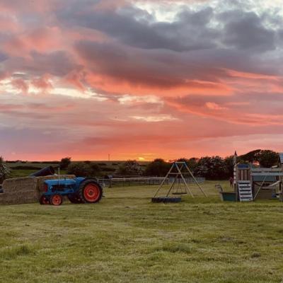 Balnab playpark at sunset