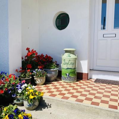 Front door at the Dairy Cottage